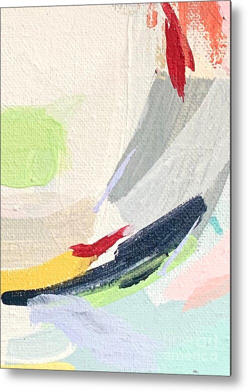 Abstract Metal Print featuring the painting Flow by Christie Olstad