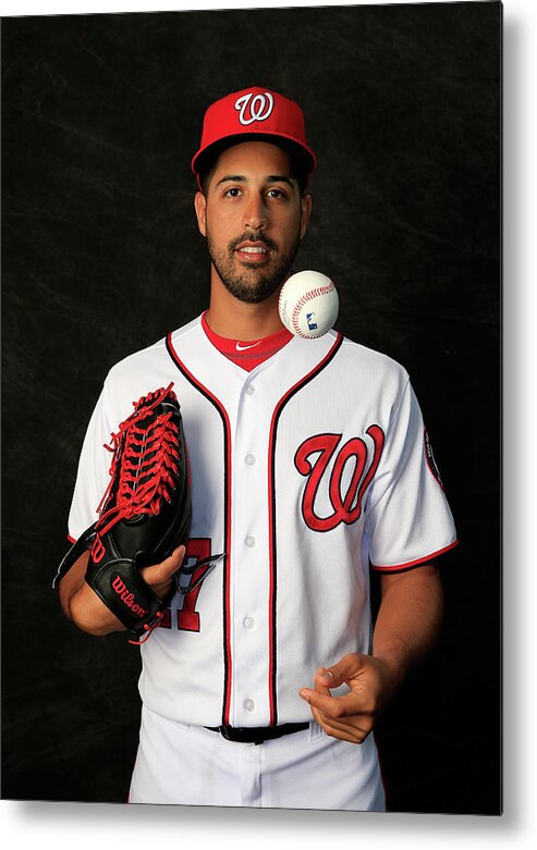 Media Day Metal Print featuring the photograph Gio Gonzalez by Rob Carr