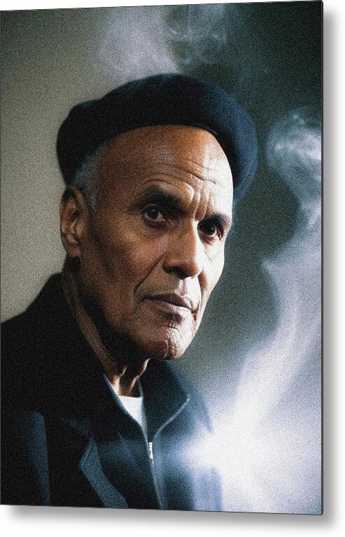 Harry Metal Print featuring the photograph Harry Belafonte, Music Star by Esoterica Art Agency