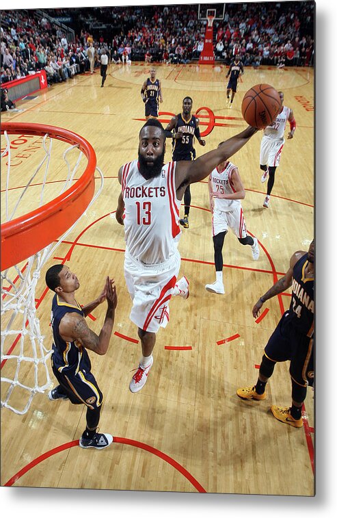 James Harden Metal Print featuring the photograph James Harden by Layne Murdoch