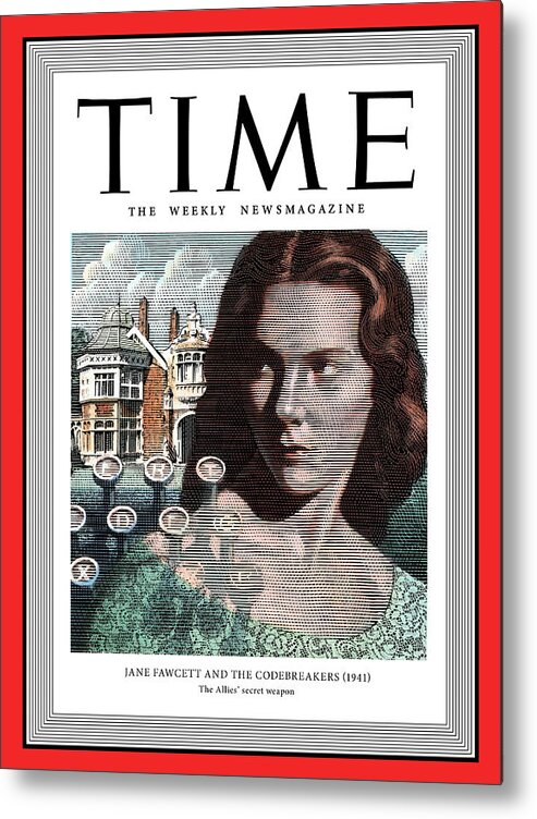 Time Metal Print featuring the photograph Jane Fawcett and the Code Breakers, 1941 by Illustration by Mark Summers for TIME
