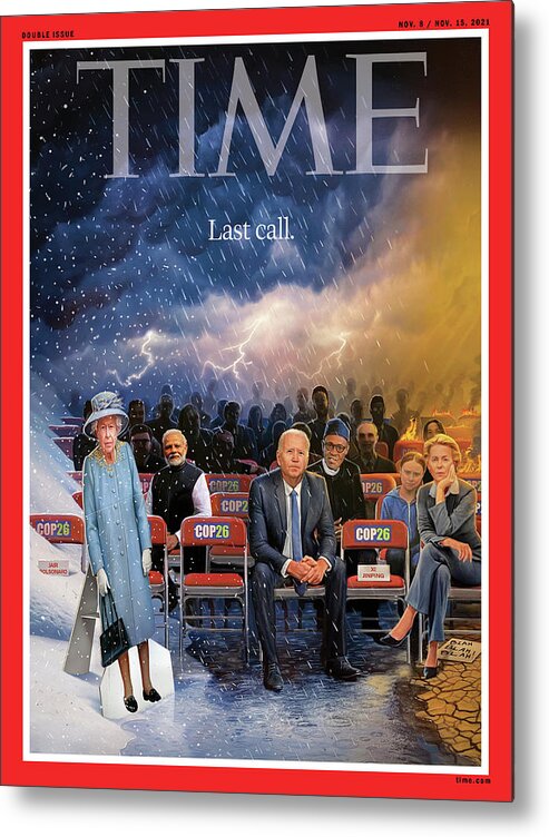 Last Call Metal Print featuring the photograph Last Call - The Climate Issue by Illustration by Tim O'Brien for TIME