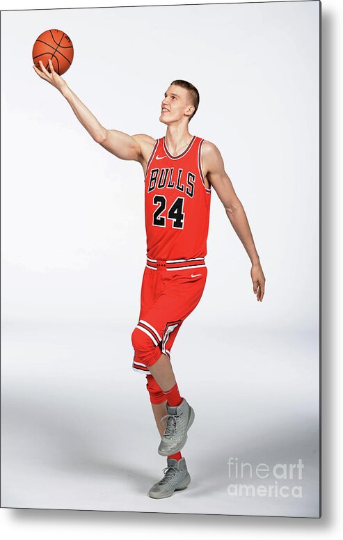 Media Day Metal Print featuring the photograph Lauri Markkanen by Randy Belice