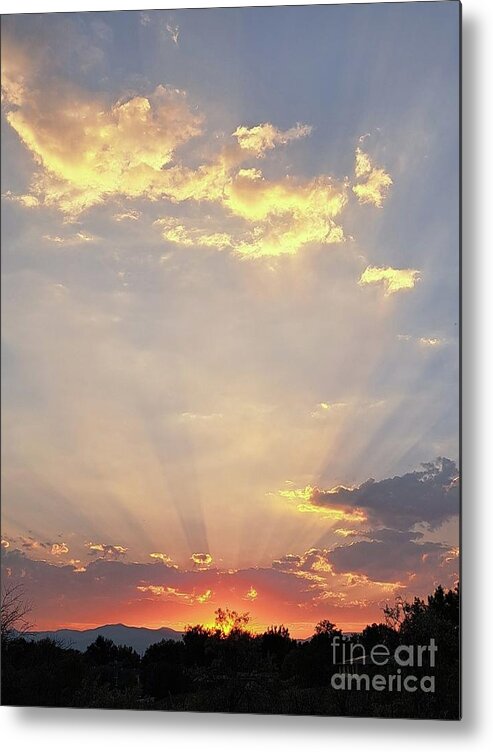 Sunset Metal Print featuring the photograph Majestic Sunset Colorado by Marlene Besso