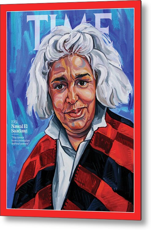 Time Metal Print featuring the photograph Nawal El Saadawi, 1981 by Portrait by Sarah Jane Moon for TIME