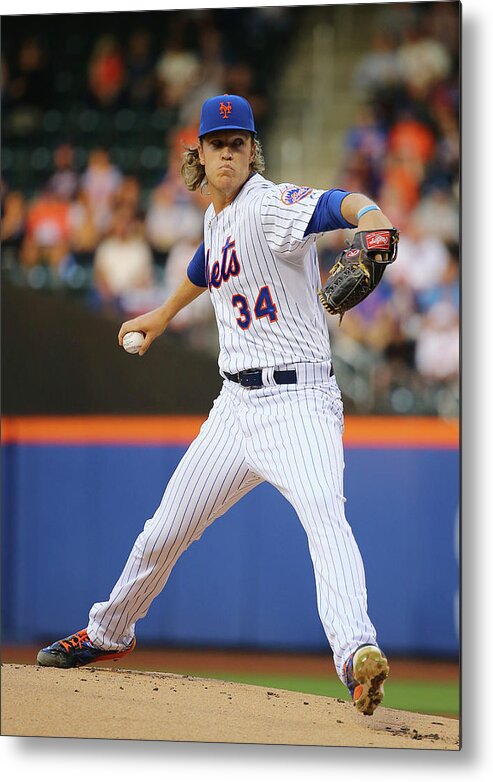People Metal Print featuring the photograph Noah Syndergaard by Al Bello