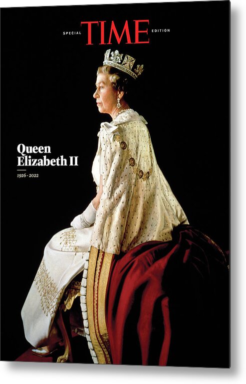 Queen Elizabeth Metal Print featuring the photograph Queen Elizabeth II Commemorative Issue by Richard Stone - Camera Press-Redux