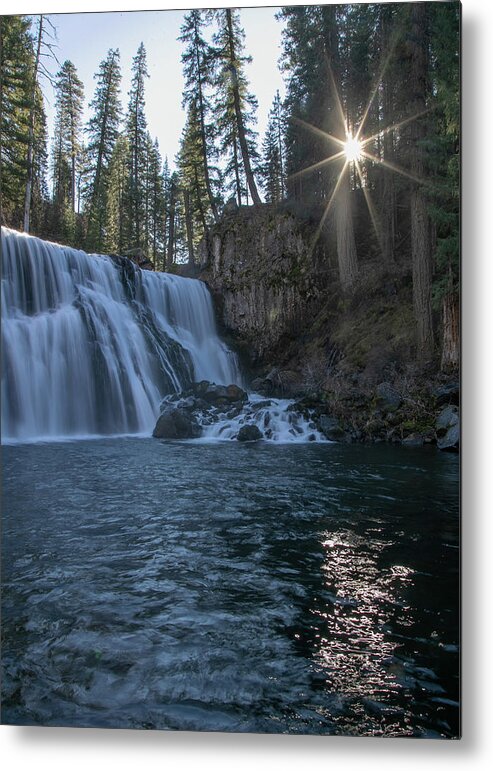 Waterfall Metal Print featuring the photograph Shining Through by Kent Keller