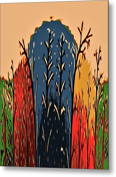Nature Metal Print featuring the digital art Spring Bloom by Ronald Mills