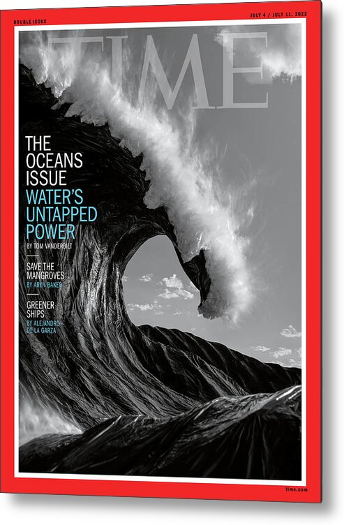 The Oceans Issue Metal Print featuring the photograph The Oceans Issue by Photograph and sculpture by Hugh Kretschmer