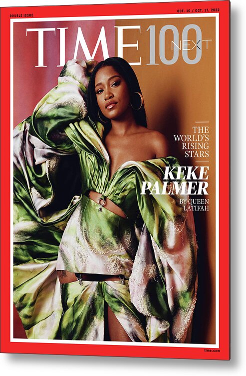 Time 100 Next Metal Print featuring the photograph 2022 TIME 100 Next - Keke Palmer by Photograph by AB DM for TIME