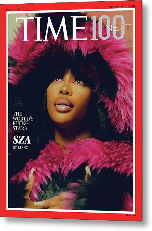 Time 100 Next Metal Print featuring the photograph 2022 TIME 100 Next - SZA by Photograph by Kanya Iwana for TIME