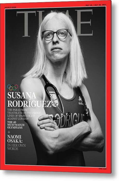 2020 Olympics Metal Print featuring the photograph Tokyo Olympics 2021 - Susana Rodriguez by Photograph by Gianfranco Tripodo for TIME