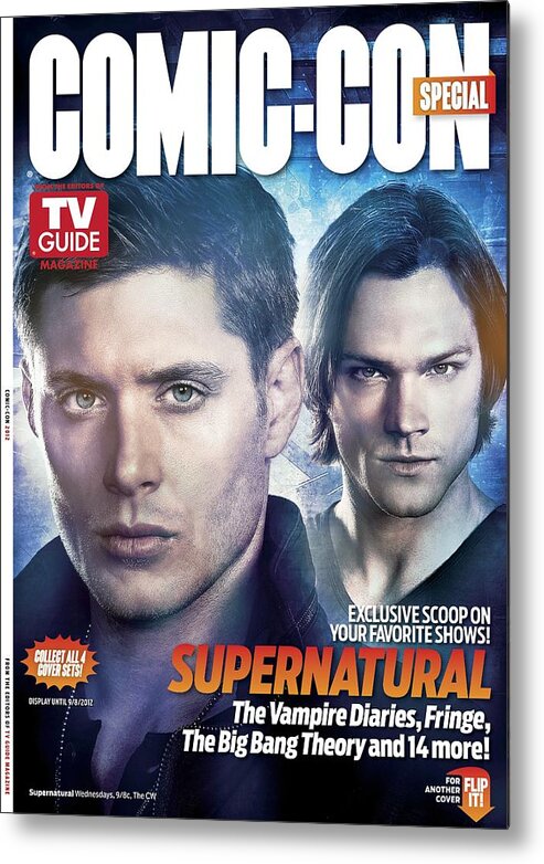 Television Metal Print featuring the photograph Supernatural TVGC006 H5336 by TV Guide Everett Collection
