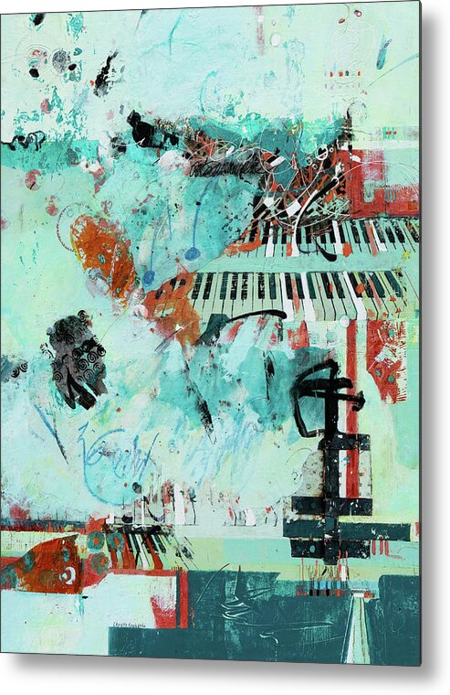 Christie Kowalski Metal Print featuring the mixed media Unlocking The Music Within by Christie Kowalski