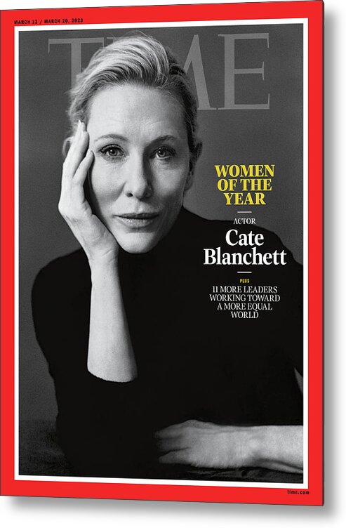 Women Of The Year Metal Print featuring the photograph Women of the Year 2023 - Cate Blanchett by Photograph by Yana Yatsuk for TIME