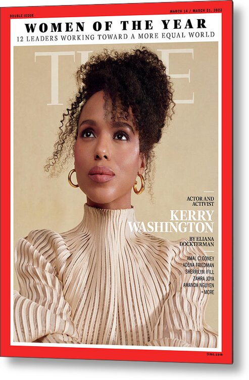 Time Women Of The Year Metal Print featuring the photograph Women of the Year - Kerry Washington by Photograph by Daria Kobayashi Ritch for TIME