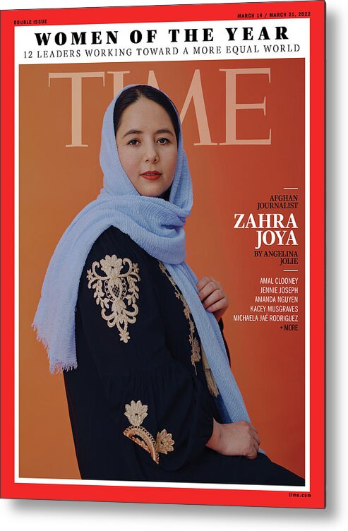 Time Women Of The Year Metal Print featuring the photograph Women of the Year - Zahra Joya by Photograph by Kristina Varaksina for TIME