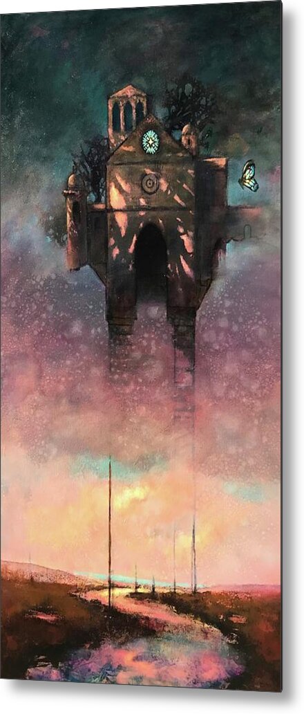 Oil Painting Metal Print featuring the painting The Sacred Obscura by Joshua Smith