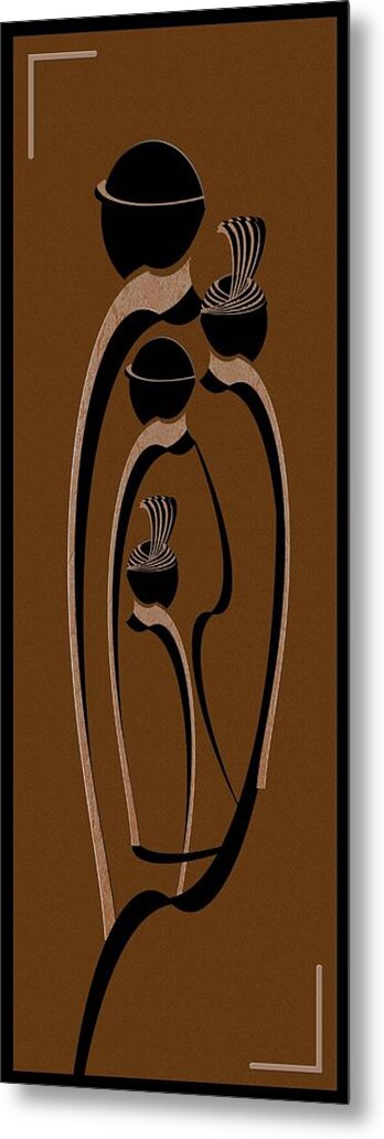 Family Metal Print featuring the digital art Famiy Ties by Terry Boykin