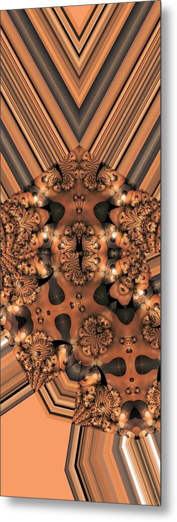 Collage Metal Print featuring the digital art Lamp Light 3 by Ronald Bissett