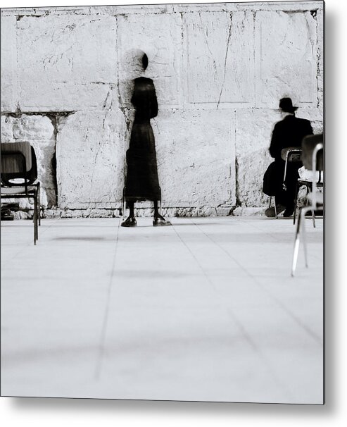 Jewish Metal Print featuring the photograph Prayer #3 by Shaun Higson