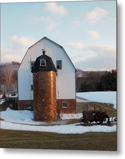 Silo Metal Print featuring the photograph Back in Time by Wild Thing