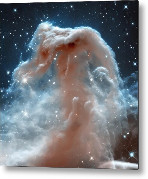 Nasa Images Metal Print featuring the photograph Horse Head Nebula by Jennifer Rondinelli Reilly - Fine Art Photography