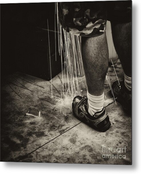  Metal Print featuring the photograph Hot Feet by Wilma Birdwell
