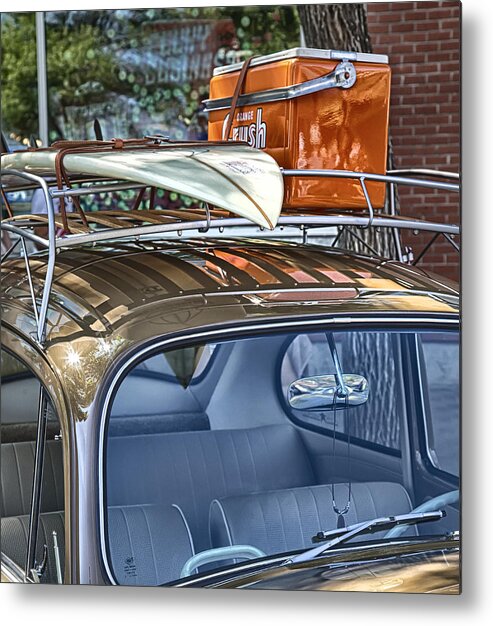Volkswagon Metal Print featuring the photograph Let's Go Surfing by Theresa Tahara