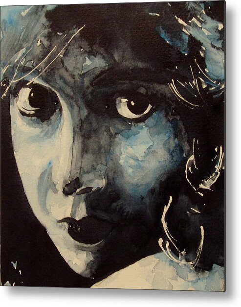 Lillian Gish Metal Print featuring the painting Lillian Gish by Paul Lovering
