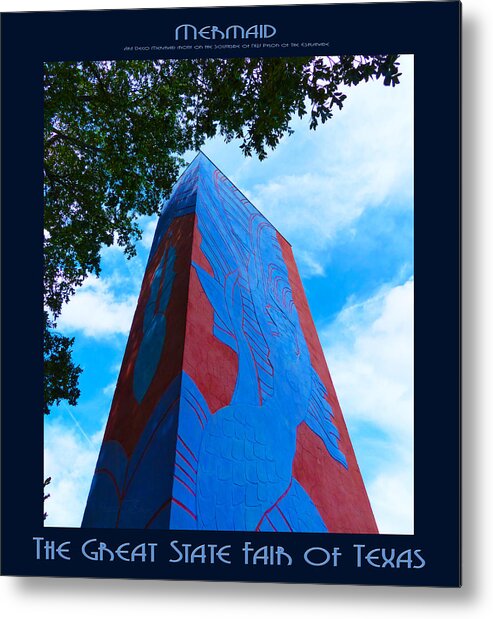 State Fair Of Texas Metal Print featuring the photograph Mermaid by Robert J Sadler