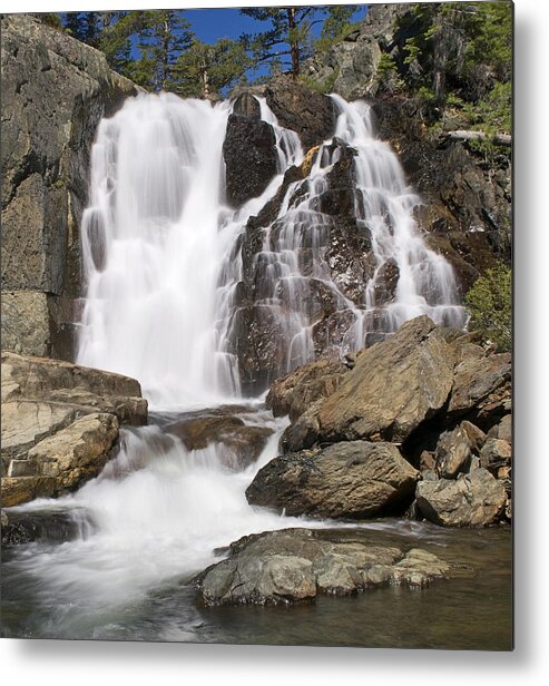 Waterfall Metal Print featuring the photograph Modjesku Falls by Paul Riedinger