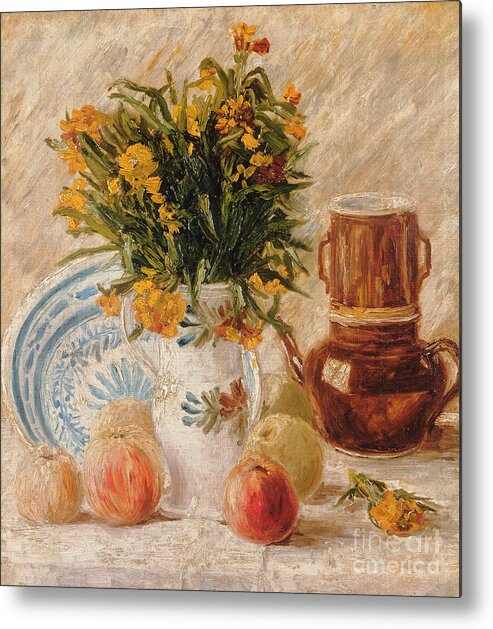 1887 Metal Print featuring the painting Still Life by Vincent van Gogh