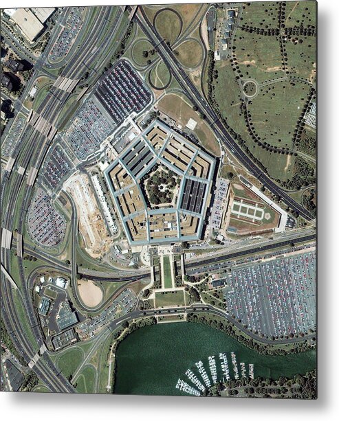 Pentagon Metal Print featuring the photograph The Pentagon by Geoeye/science Photo Library