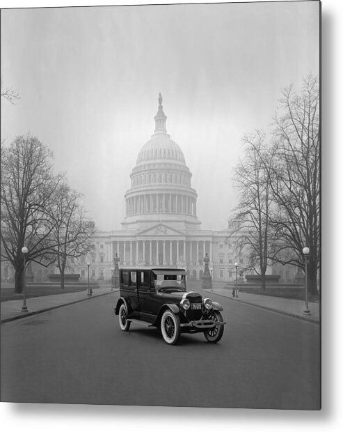 History Metal Print featuring the photograph Ford Motor Companys Luxury Car #1 by Everett