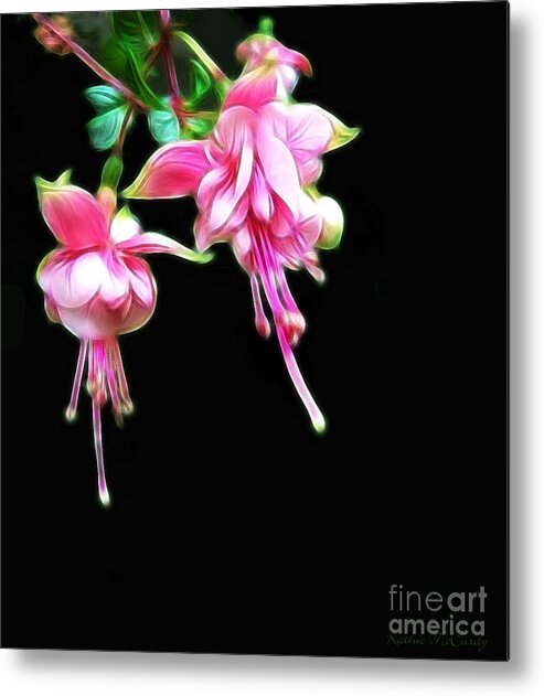 Abstract Pink Fuschia Metal Print featuring the photograph Abstract Pink Fuschia by Kathie McCurdy