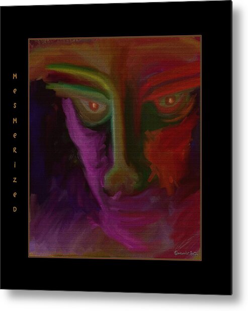 Mesmerized Metal Print featuring the digital art Mesmerized by Mimulux Patricia No