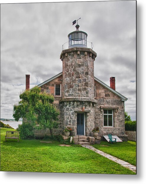 Buildings Metal Print featuring the photograph Stonington Lighthouse Museum by Guy Whiteley