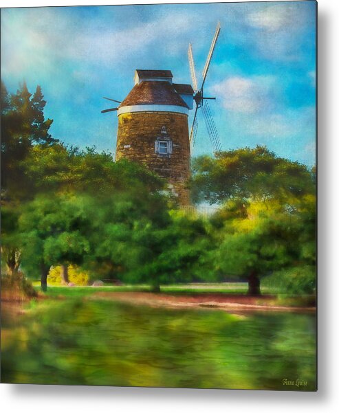 Windmill Metal Print featuring the photograph Old Dutch Windmill by Anna Louise