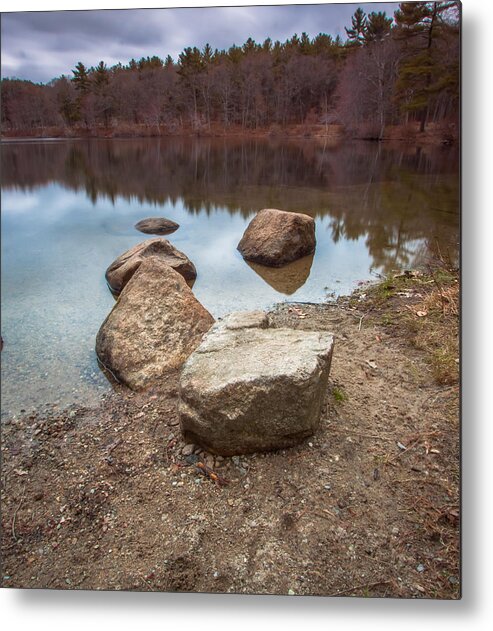New England Metal Print featuring the photograph Rocks by Brian MacLean