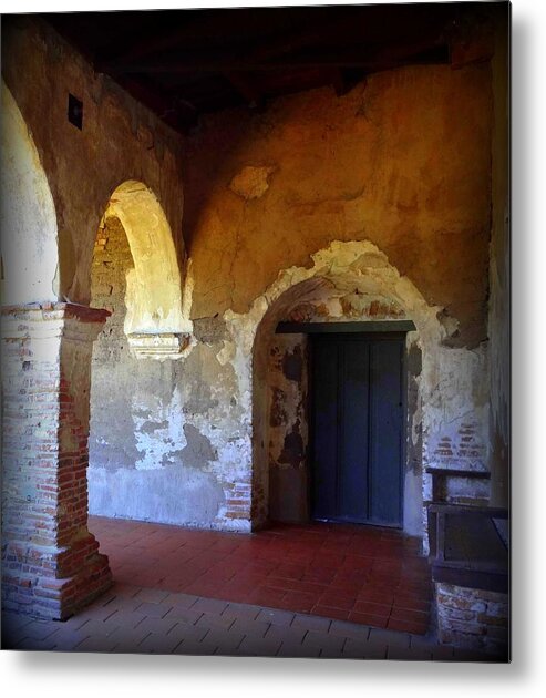 Mission Metal Print featuring the photograph San Juan Capistrano Mission by Donna Spadola