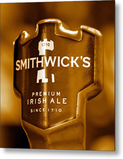 Smithwicks Beer Metal Print featuring the photograph Smithwicks Beer 1710 by David Lee Thompson