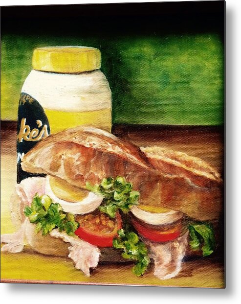 Dukes Mayonnaise Metal Print featuring the painting Stan's Spread. SOLD by Susan Dehlinger