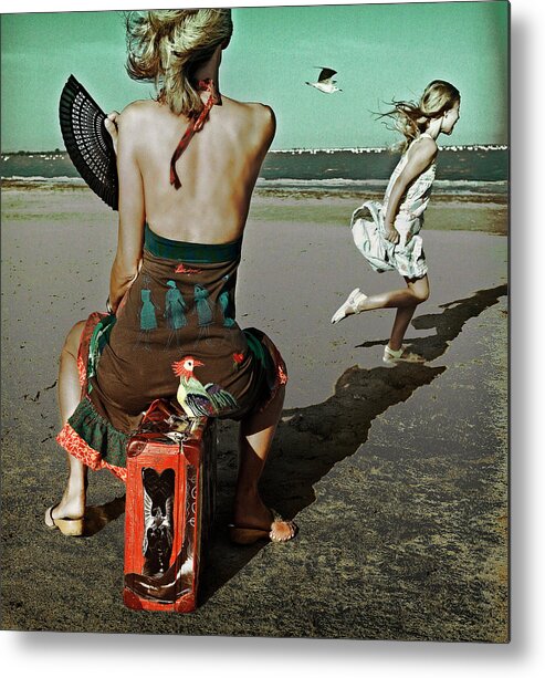 People Metal Print featuring the photograph Dance! Little Bird... by Ambra