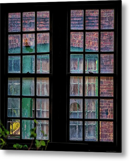 Cape May New Jersey Metal Print featuring the photograph Fort Hancock Windows by Tom Singleton