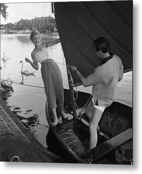 1950-1959 Metal Print featuring the photograph Fun On The River by Chaloner Woods