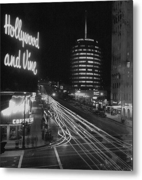#faatoppicks Metal Print featuring the photograph Hollywood And Vine by Authenticated News