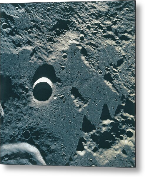 Outdoors Metal Print featuring the photograph Surface Of The Moon by Stockbyte