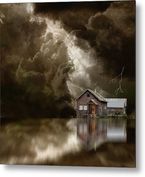 Storm Metal Print featuring the photograph 5214 by Peter Holme III
